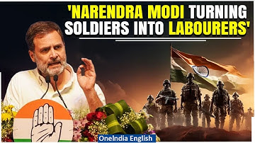 Modi Turning India Soldiers into Labourers