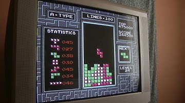 TETRIS NES NTSC lvl 24 max (with game genie)
