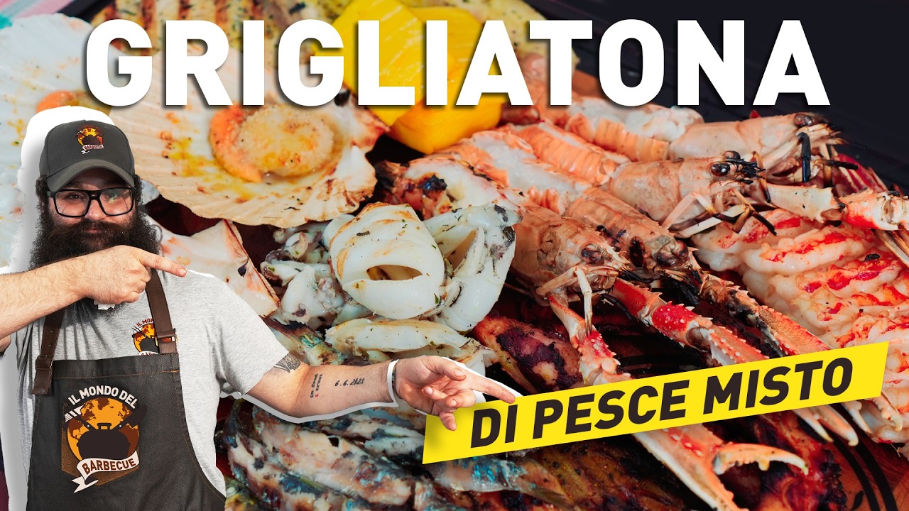 Grigliata mista di pesce  - Le ricette con Chef Alex - Il Mondo del Barbecue – BBQ a gas Brabura