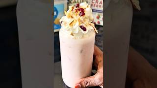 Creamy Cranberry Nut Milkshake ASMR 😍🥤 | Vanilla Ice Cream Shake