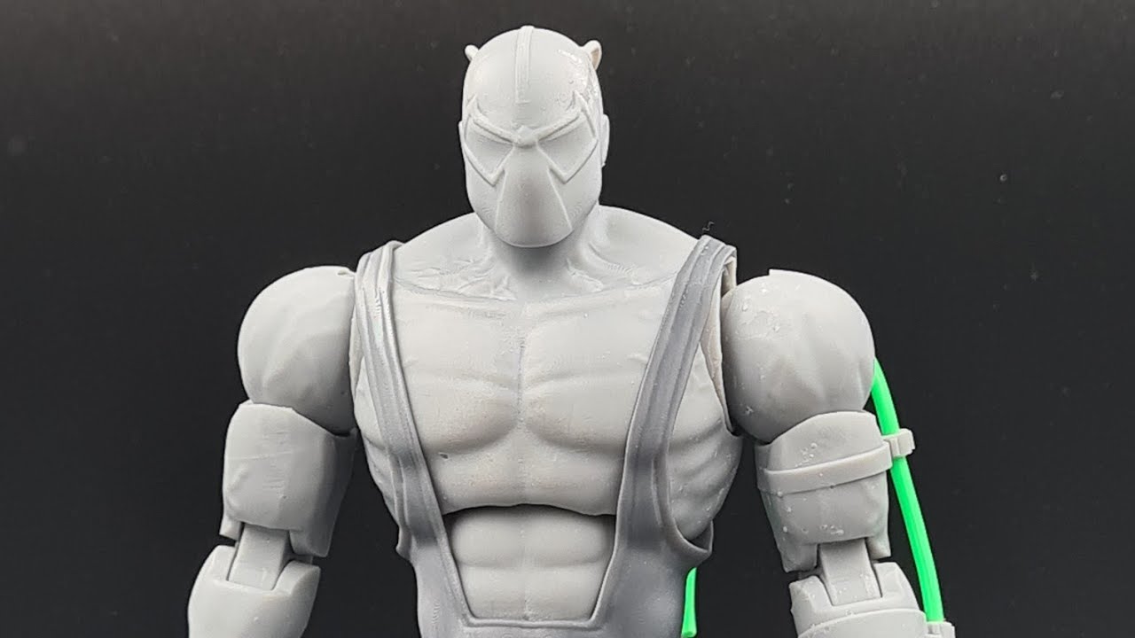 Knightfall Bane Prototype Action Figure | 3D Printed - YouTube