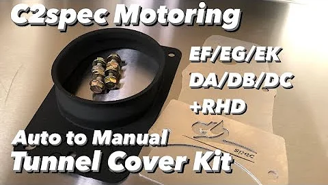 Civic/Integra Auto to Manual Tunnel Cover Kit