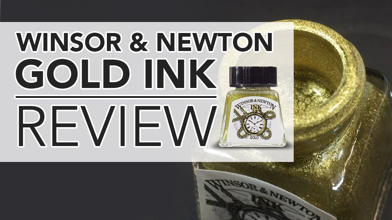 Winsor & Newton GOLD Drawing Ink REVIEW - Video #106 