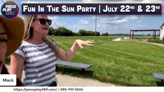 Join us Saturday and Sunday for Press Play 989s Fun in the Sun Party
