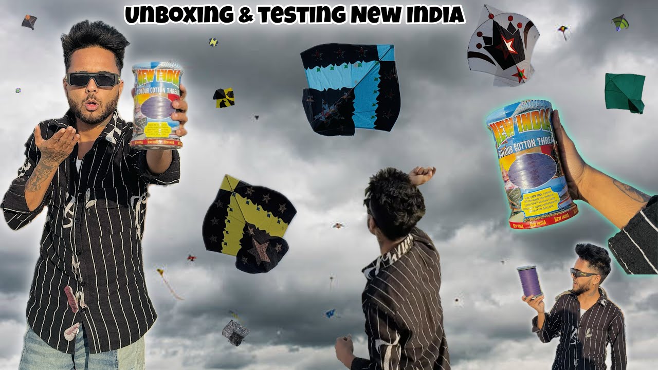 UNBOXING + TESTING * NEW INDIA GATTU * FLYING BIGGEST KITE || DESI PATANGBAAZI 🪁💯