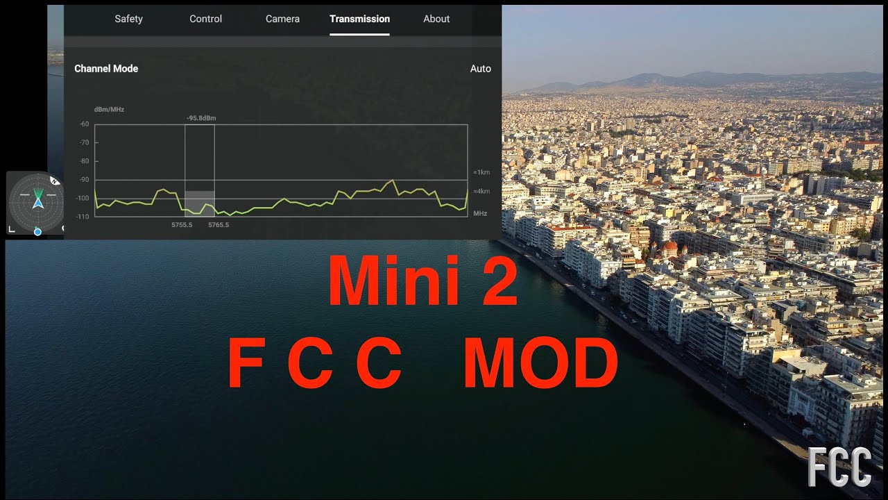 DJI MINI 2 || FCC vs CE || DroneHacks Permanent Mod IN URBAN ENVIRONMENT THESSALONIKI 4K - YouTube