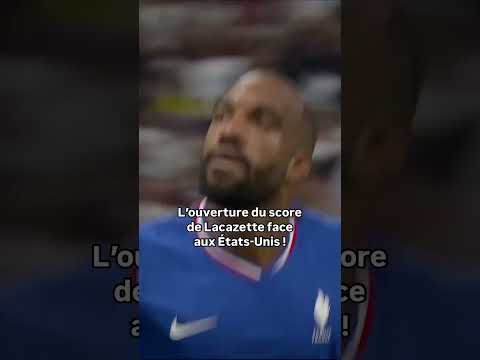 🤩🇫🇷L’OUVERTURE DU SCORE DE LACAZETTE ! #lacazette #franceusa #olympics2024 #paris2024 #jo2024
