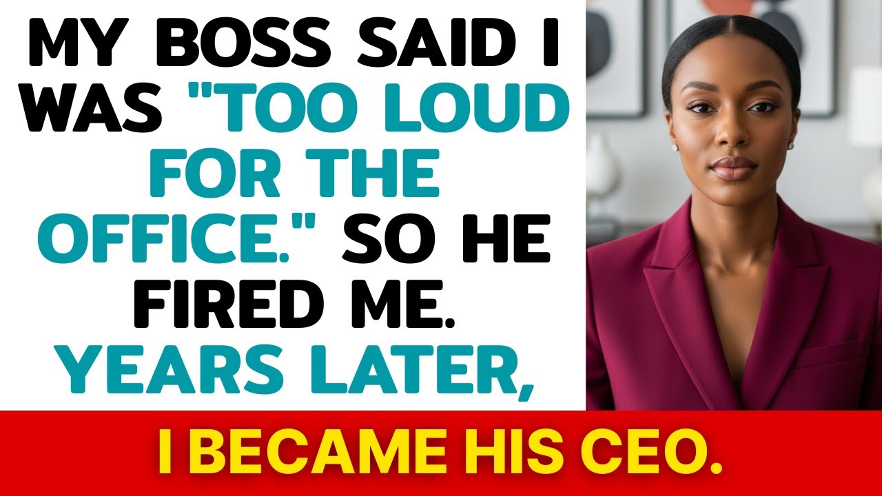 My Boss Said I Was “Too Loud for the Office.” Years Later, I Became His CEO.