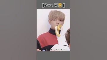 Poor V😂 #bts #shorts #funny #comedy #btsv #btsworld
