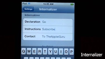 Internalizer (Cydia Tweak) - Add Custom Text To Your Lockscreen