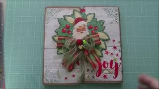 Santa and Co Mini Album and Scrapbook Layouts