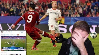 No way did this just happen... liverpool vs sevilla 3-3 -_- we blew a
3-0 lead... reaction.... can hit 10,000 likes? xd oh my god liv...