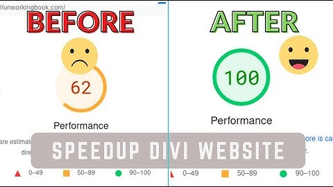 Divi speed Optimization , 66 to 93 Pagespeed score