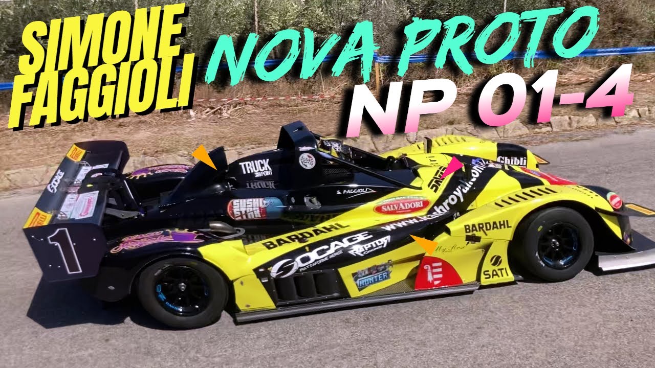 2025 Monte Erice Hillclimb | Simone Faggioli Nova Proto NP 01-4 Winner Close Look & Engine Sound