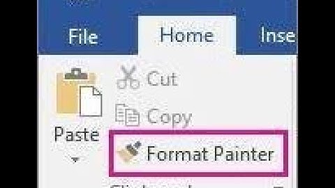 MS Word - Format Painter, Superscript, Subscript and Line Spacing