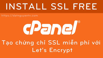 Install SSL free on cpanel, Tạo chứng chỉ SSL miễn phí với Let