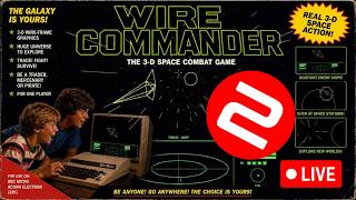 WIRE COMMANDER - 02 - Flying a wireframe space sim built using AI