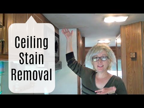 Ceiling Stain Removal | RV Log