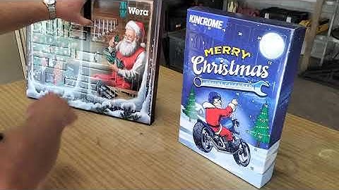 Wera and Kincrome advent calendars, day 1.