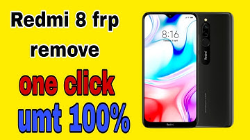 Redmi 8 frp remove one click ||pin pattern password remove #techmobile007