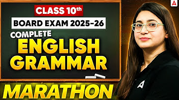 Class 10 Complete English Grammar One Shot | Board Exam 2025-26 | By Rubaika Mam