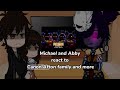 FNaF movie characters (Michael and Abby) react to Canon Afton Family and more... (Gacha club)