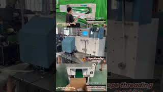 Fully Automatic Endoscope Sheath Folding and Rope-Threading Machine #medical #sterile#endoscopic