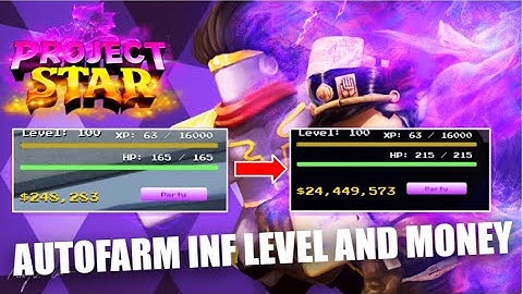 NEW Project Star Infinite Level and Infinite Money Script! | Hit Level 100 in No Time!