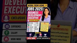 Business Development Executive Hiring 🚀 | Remote Job 2026 || Work From Home Job 🔥 | ₹4-6 LPA Salary