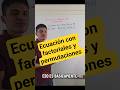 Ecuaciones con factoriales y permutaciones #factorial #permutation