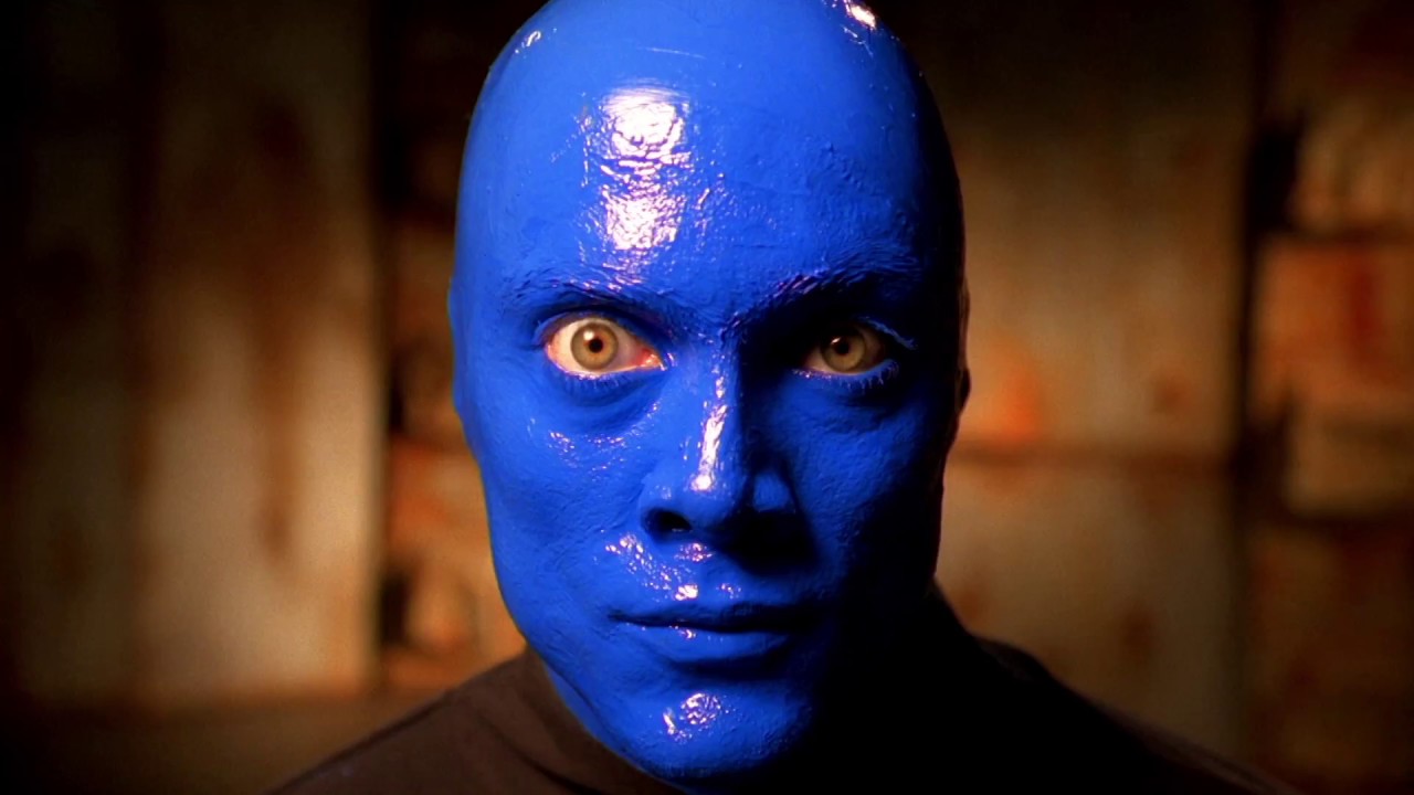 dark blue man hair