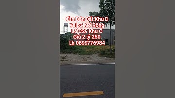 Cần Bán Đất Khu C Vsip2 Mở Rộng Lô C29 Khu C Đường D2B - Giá 2 tỷ 250 -Lh 0899776984