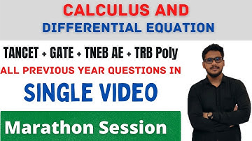 Calculus and Differential Equation | Engineering Maths | Unit-4 | All PYQ in One session | JSMS PYQ