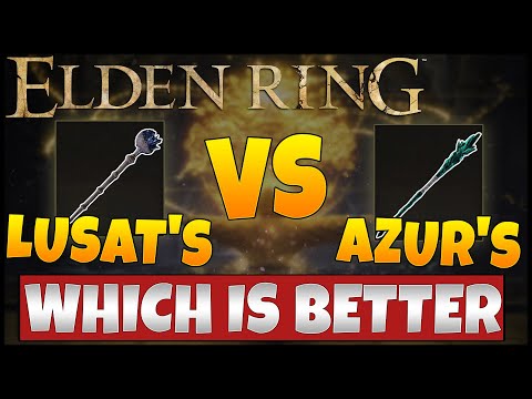 Which Elden Ring Staff Is Better Azur's Glintstone Staff Or Lusat's Glintstone Staff