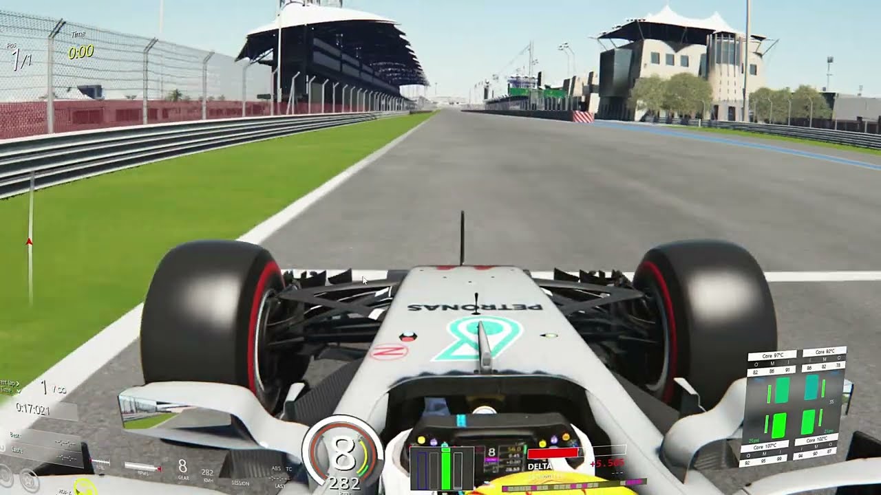 Assetto Corsa - Bahrain Hotlap (1:28:531) W08