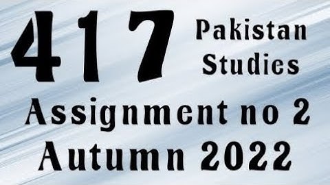 AIOU Code 417Solved Assignment No.2 Autumn 2022 #aiou #aiousolveassignments