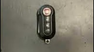 Athlete Statistics Fiat 500 change battery key