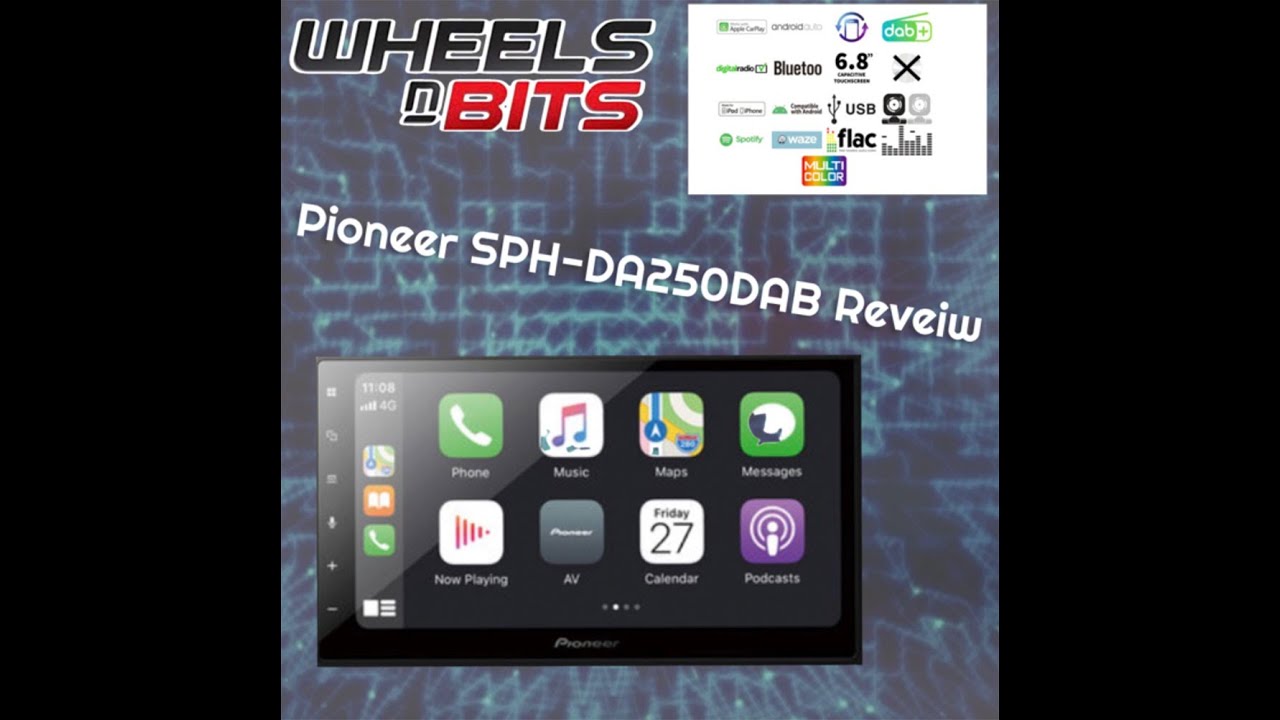 SPH-DA250DAB - Autoradio 2Din Bluetooth Carplay Android Auto Dab PIONEER  SPH-DA250DAB