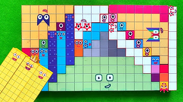Looking for Numberblocks NEW 279 Puzzle Tetris Shape | ASMR chirping of birds