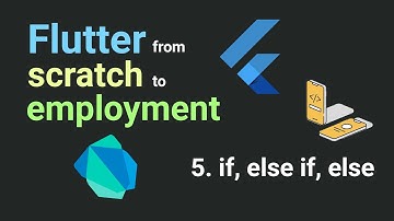 Free Flutter course: From scratch to employment. 5.if, else if, else | Flutter tutorial