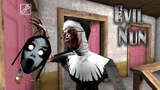 Granny v1.8 In Nun Atmosphere Full Gameplay