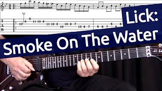 Video thumbnail of "[Lick da Semana] Smoke On The Water - Ritchie Blackmore - Deep Purple"