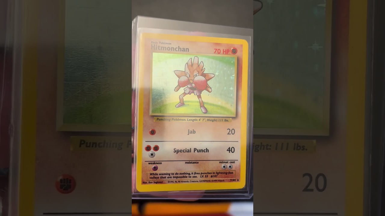 Pokémon 1st TCG GEN Hitmonchan