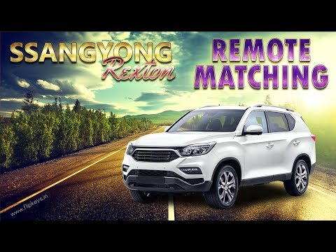 Ssangyong Rexton Remote Matching using X100