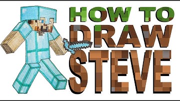 How to draw Steve (Minecraft)