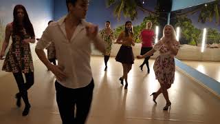 #SAMBA #DANCE  SOLO LATINO #ŠOKIAI Rafal & Ladies afterclass #choreography | Šokių studija Vilniuje