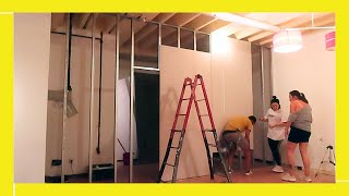 🔥 Drywall PARTITION ▶︎ How to Build a METAL Framed wall (70mm x 3m profiles) pladur
