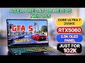 GTA 5 on ACER Predator Helios Neo 16s (Rtx5060), only for 102K , benchmarking and testing 