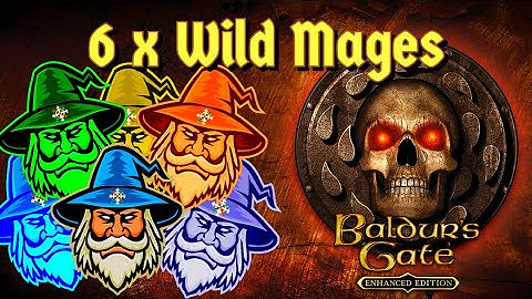 I attempted a run with 6 WILD MAGES | Baldur