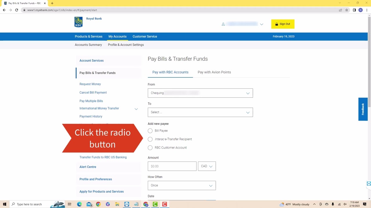 How To Send Money Via Interac E Transfer On RBC Royal Bank YouTube How To Send Money Via Interac E Transfer On RBC Royal Bank YouTube
